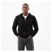 Mikina GAP French Terry Fullzip Logo Hoodie True Black