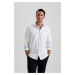 DEFACTO Regular Fit Oxford Long Sleeve Shirt