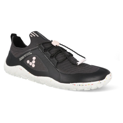 Barefoot tenisky Vivobarefoot - Primus Trail Knit FG L Obsidian/Petal Pink vegan čierne