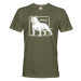 Pánské tričko pre milovníkov psov s potlačou Pitbulla - darček pre psíčkarov