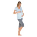 Dámske tehotenské a dojčiace pyžamo Felicita modro-šedá - Italian Fashion modro-šedá