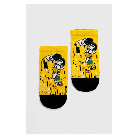 Ponožky Medicine dámske, žltá farba