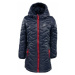 ALPINE PRO EASO tmavo modrá - Detský zimný kabát