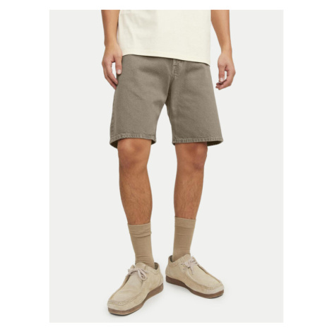 Jack&Jones Džínsové šortky Tony 12249043 Béžová Loose Fit Jack & Jones