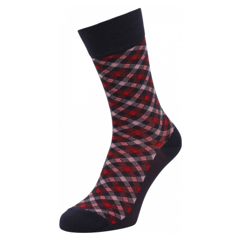 FALKE Ponožky 'Smart Check'  tmavomodrá / červená / čierna / biela
