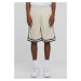 Men's Stripes Mesh Shorts - Beige/Black