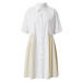 Cream Košeľové šaty 'Humla'  béžová / biela