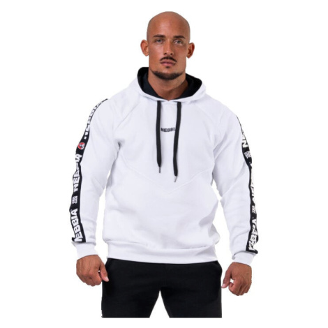 Men's sweatshirt Nebbia Unlock the Champion hoodie 194 white L