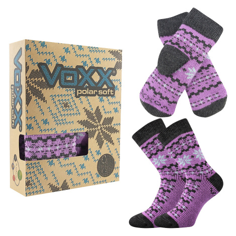 VOXX ponožky Trondelag set fialové 1 ks 117521