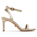 Kurt Geiger Sandále Mayfair Strappy Sandal 2040941109 Écru