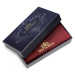 Dámska kožená peňaženka s reliéfom monogramu 34-1-075-FF