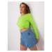 Lime basic long sleeve BASIC FEEL GOOD