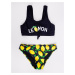 Yoclub Dievčenský dvojdielny plavecký kostým LKD-0039G-A100 Multicolor