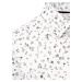 Biela pánska košeľa s čiernymi vzormi Dstreet DX2439