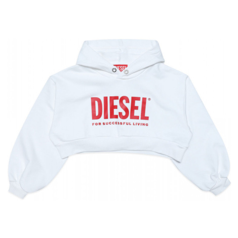 Mikina Diesel Skralogo Sweat-Shirt White3