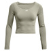 Tričko Under Armour Train Seamless Ls Grove Green