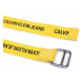 Calvin Klein Jeans Dámsky opasok Slider Webbing Belt 30mm K60K608292 Žltá