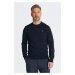 SVETER GANT CTN/WO C-NECK EVENING BLUE