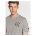 New Era Tričko New Yorki Yankees Logo Infill 60284719 Sivá Regular Fit