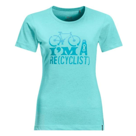 Women's T-Shirt Jack Wolfskin Ocean Trail T Peppermint