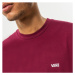 Vans Tričko Mn Left Chest Logo Tee Burgundy