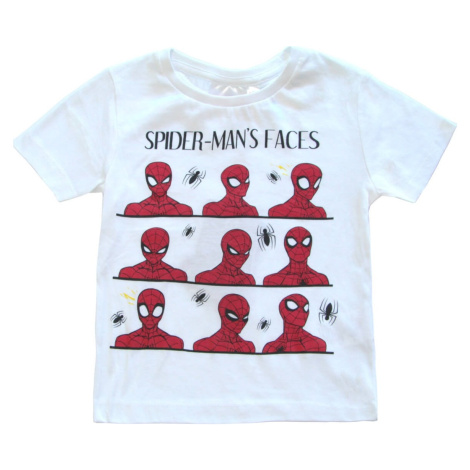 Spider Man - chlapčenské biele tričko Spider-Man