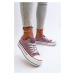 Women's sneakers with thick soles Lee Cooper purple