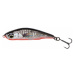 Savage gear wobler 3d sticklebait pencil sinking black red - 7,5 cm 13 g