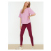 Burgundy Leggings Trendyol - Women