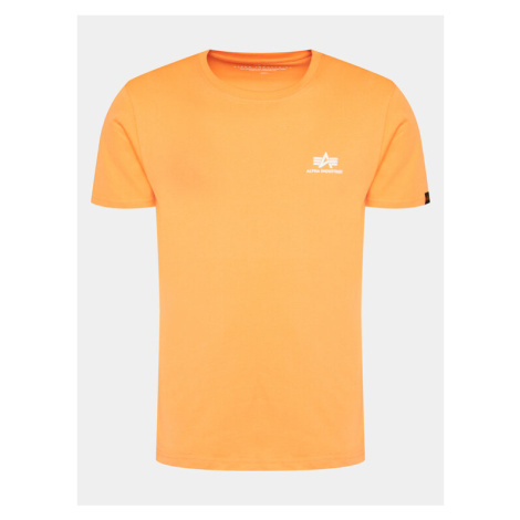 Alpha Industries Tričko Basic T Small 188505 Oranžová Regular Fit