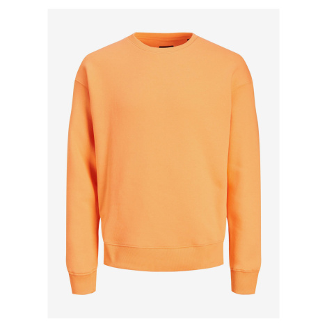 Orange Mens Basic Sweatshirt Jack & Jones Star - Men