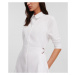 Šaty Karl Lagerfeld Shirt Dress Biela