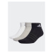 Adidas Ponožky Kotníkové Unisex Cushioned Sportswear Ankle Socks 6 Pairs IC1292 Sivá
