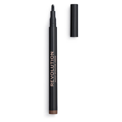 Revolution Ceruzka na obočie Micro Brow Pen 1 ml Medium Brown