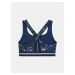 Podprsenka Under Armour UA Pjt Rock Bra Printed - tmavomodrá