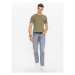 Guess Tričko M3YI22 J1314 Zelená Slim Fit