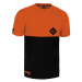 ROCDAY Cyklistický dres s krátkym rukávom - DOUBLE - oranžová/čierna