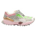 Exé Shoes  EXÉ Sneakers 134-23 - Green/Pink  Módne tenisky Viacfarebná