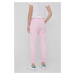 Nohavice Polo Ralph Lauren dámske, ružová farba, jednofarebné