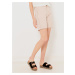 Beige Shorts with Lampas CAMAIEU - Women