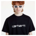 Tričko Carhartt WIP S/S Script T-Shirt Black/ White