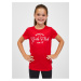 Červené dievčenské tričko SAM 73 Janli