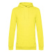 B&amp;C Unisex mikina WU03W Solar Yellow