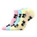 Boma Piki 55 Dámske vzorované ponožky - 3 páry BM000001145400100302 mix A