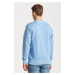 MIKINA GANT SUNFADED C-NECK SWEAT GENTLE BLUE