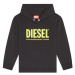 Mikina Diesel Sdivision-Logox Over Sweat-Shirt Čierna