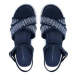 Tommy Hilfiger Sandále Logo Oll Over Platform Sandal T3A2-33256-0325 M Tmavomodrá