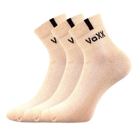 VOXX ponožky Fredy beige 3 páry 101036