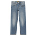 Jack & Jones Junior Džínsy 'JJGLENN'  modrá denim / svetlohnedá