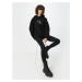 Calvin Klein Jeans Mikina 'ARCHIVAL'  čierna / biela